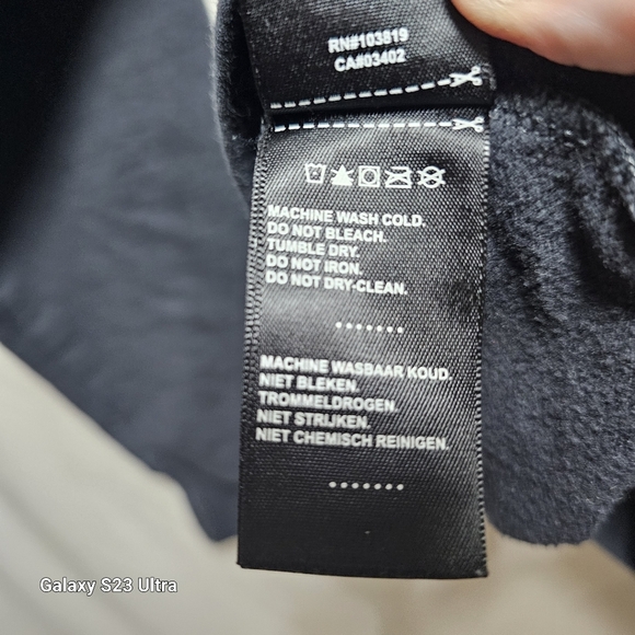 Harley Davidson Men's Foundation hoodie no drawstring size S Black Beauty - Picture 4 of 5